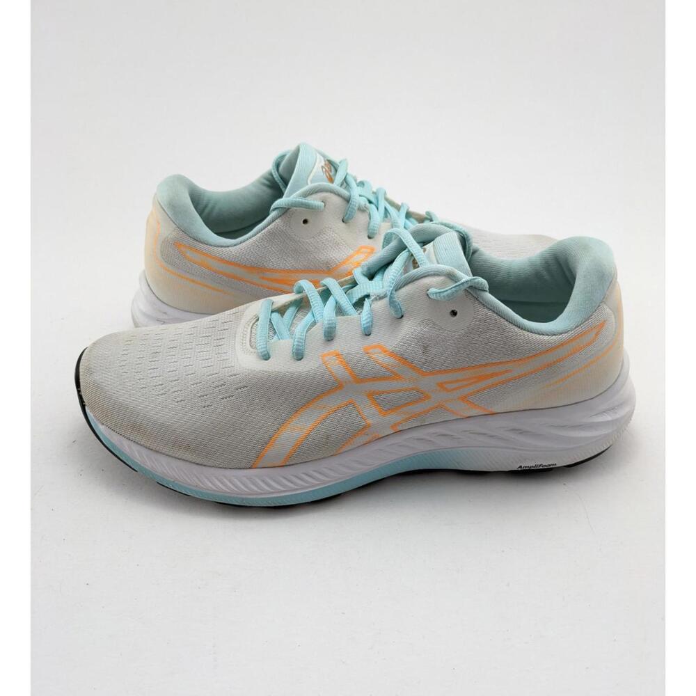Womens Asics Gel-Excite 9 Athletic White Orange Running Shoes 1012B182 Size 11.5